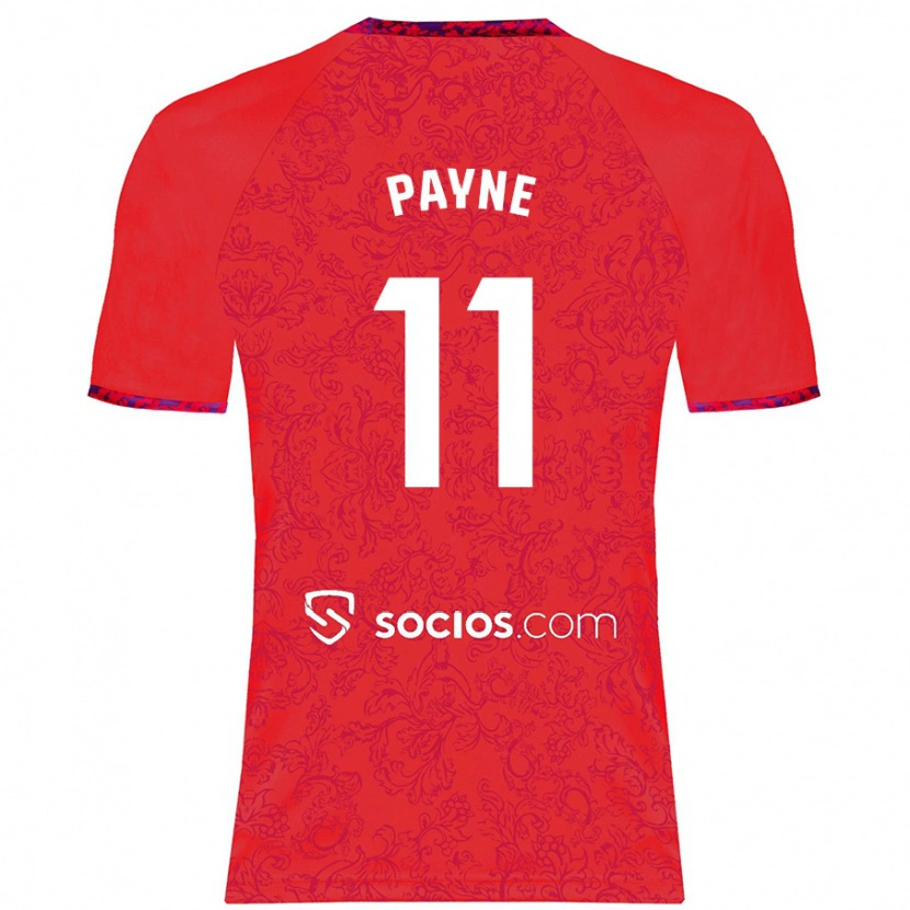 Danxen Kid Antionette Oyedupe Toni Payne #11 Red Away Jersey 2024/25 T-Shirt