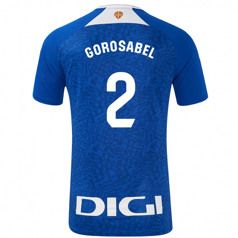 Danxen Kid Andoni Gorosabel #2 Royal Blue Away Jersey 2024/25 T-Shirt