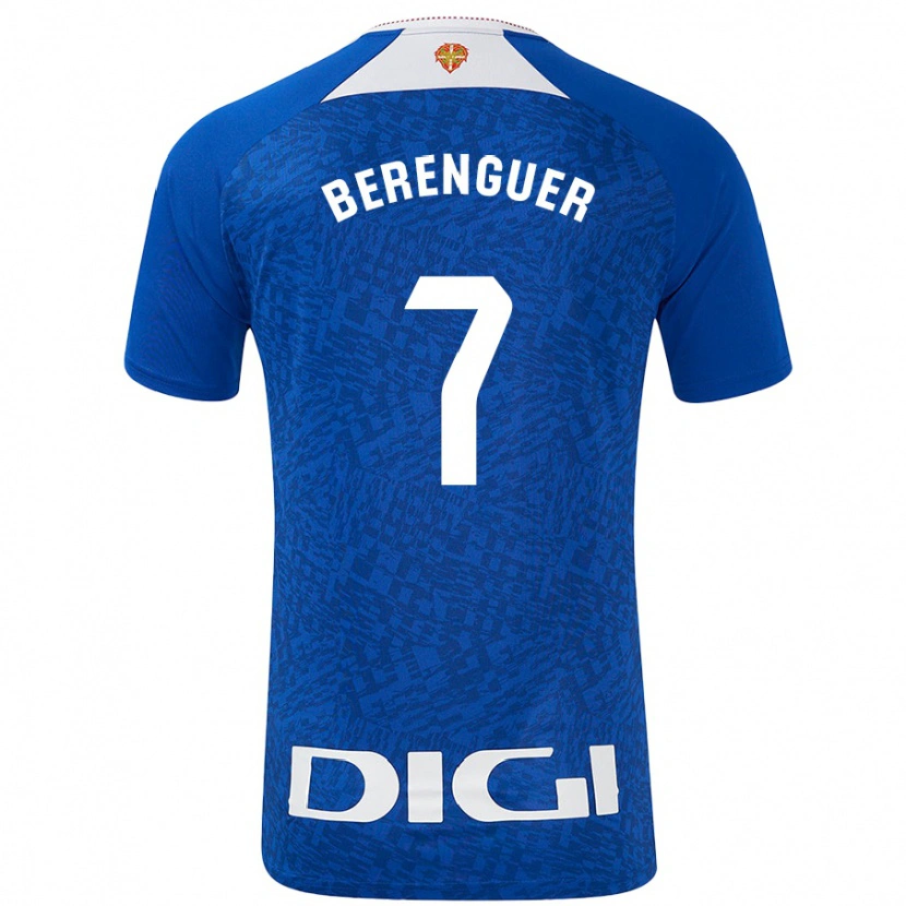 Danxen Kid Álex Berenguer #7 Royal Blue Away Jersey 2024/25 T-Shirt