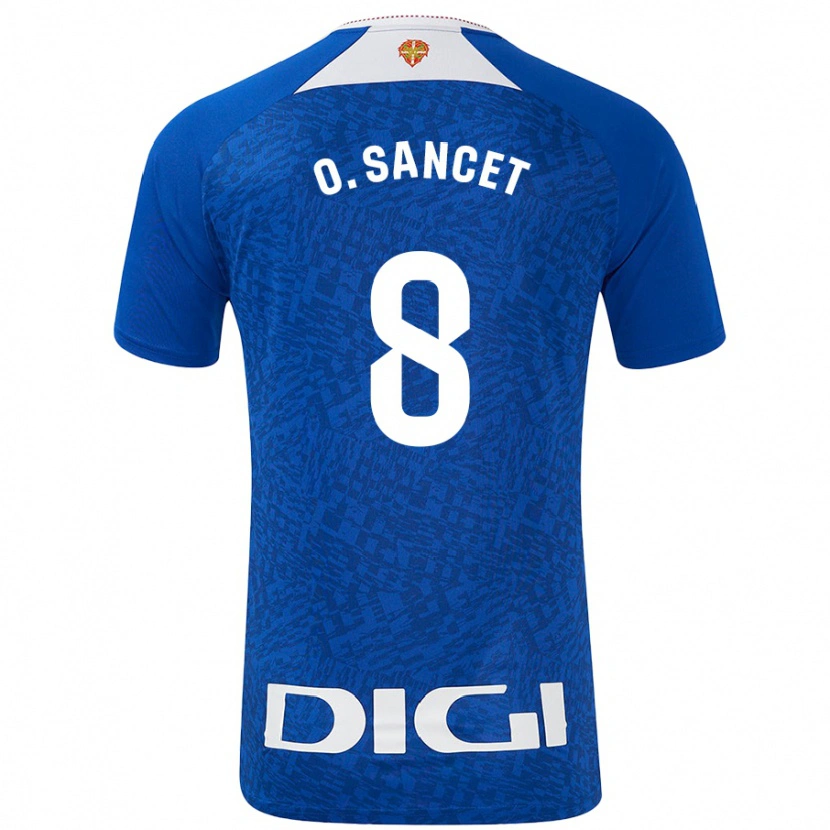 Danxen Kid Oihan Sancet #8 Royal Blue Away Jersey 2024/25 T-Shirt