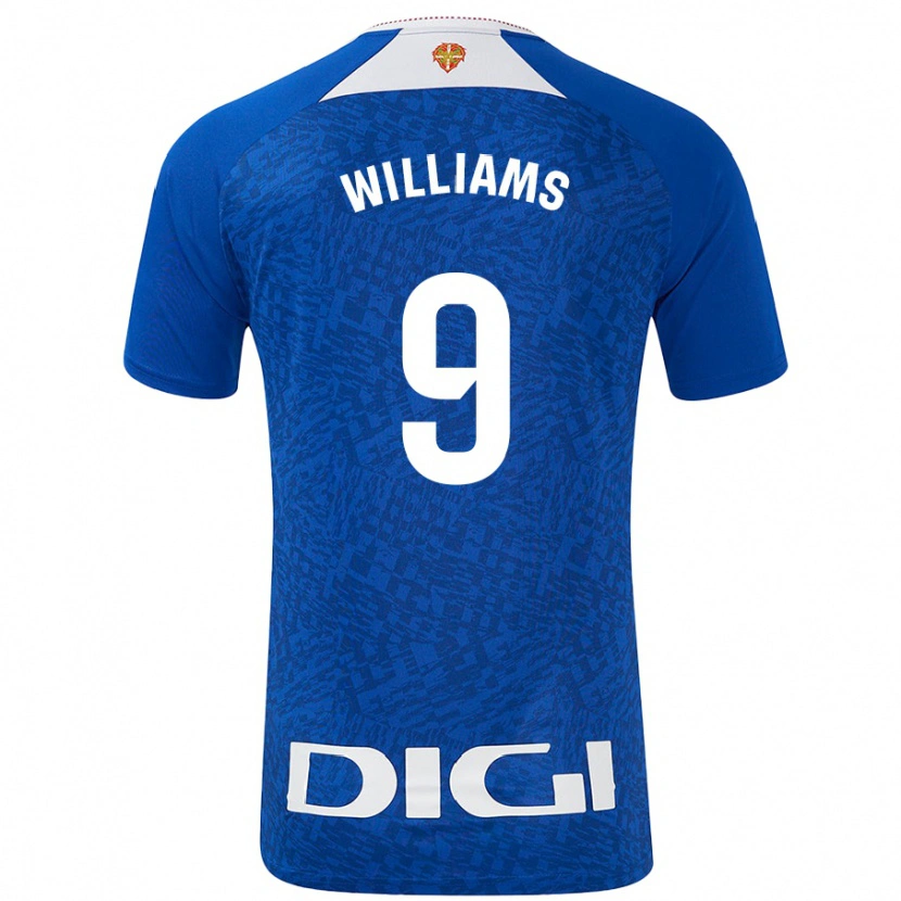 Danxen Kid Iñaki Williams #9 Royal Blue Away Jersey 2024/25 T-Shirt