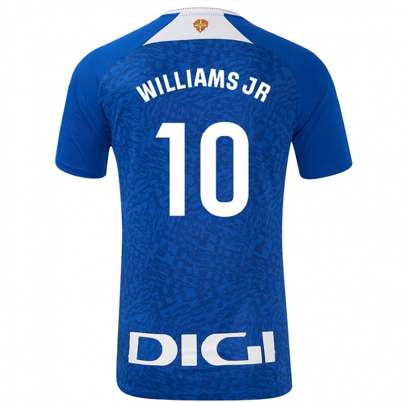 Danxen Kid Nico Williams #10 Royal Blue Away Jersey 2024/25 T-Shirt