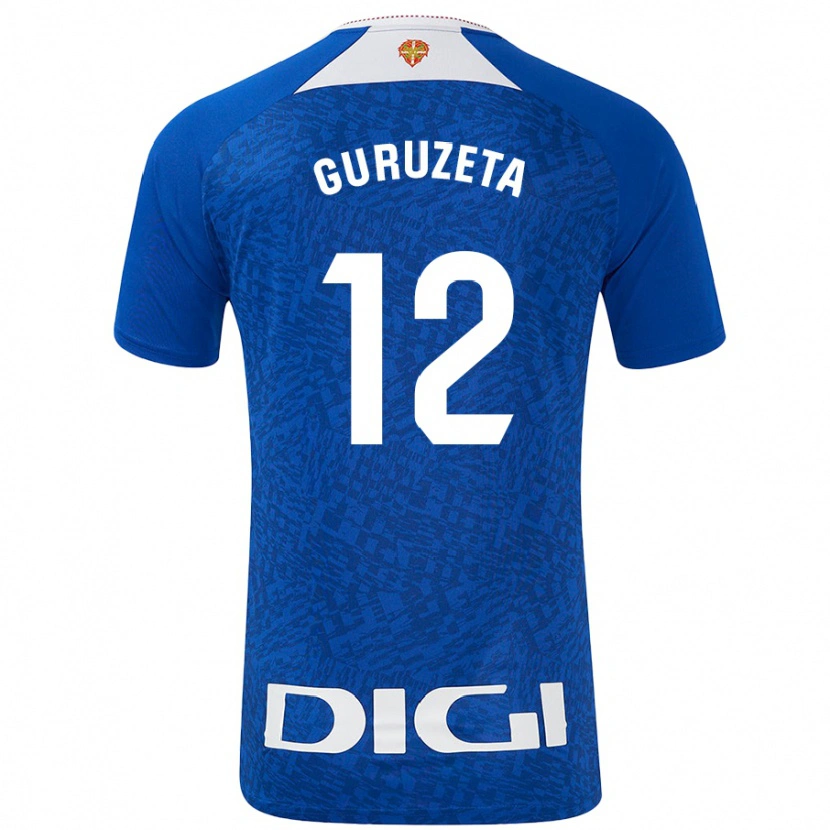 Danxen Kid Gorka Guruzeta #12 Royal Blue Away Jersey 2024/25 T-Shirt