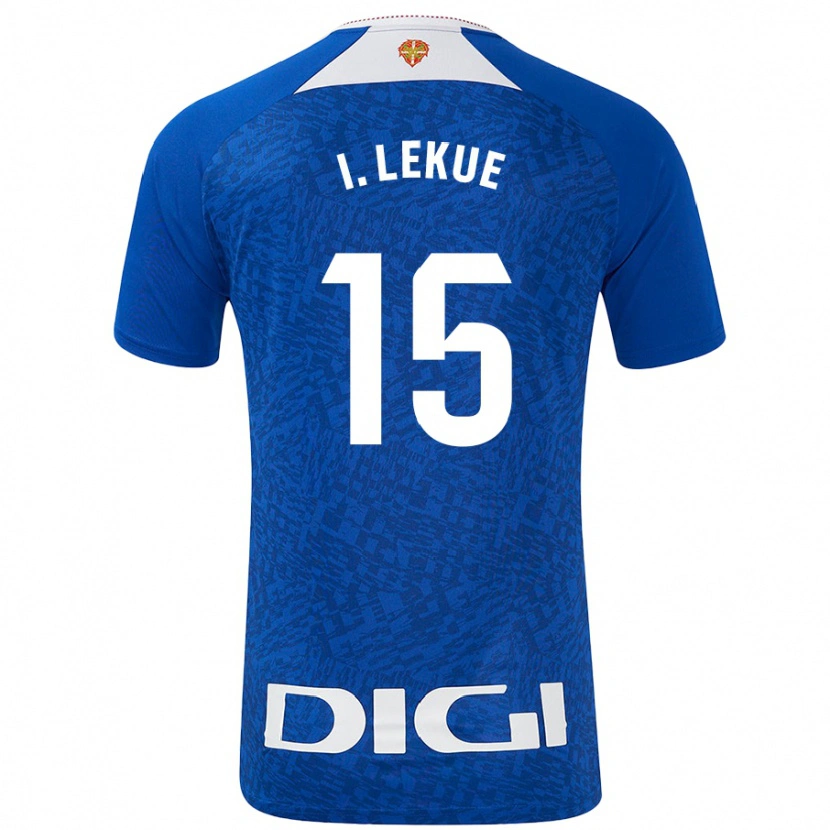 Danxen Kid Iñigo Lekue #15 Royal Blue Away Jersey 2024/25 T-Shirt