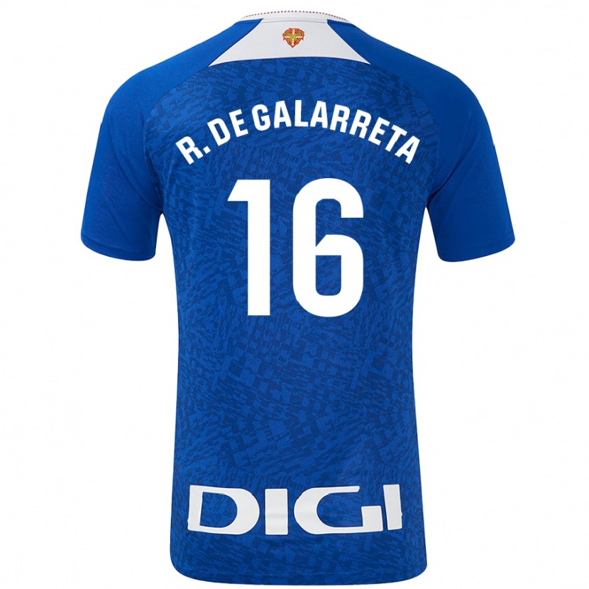 Danxen Kid Iñigo Ruiz De Galarreta #16 Royal Blue Away Jersey 2024/25 T-Shirt