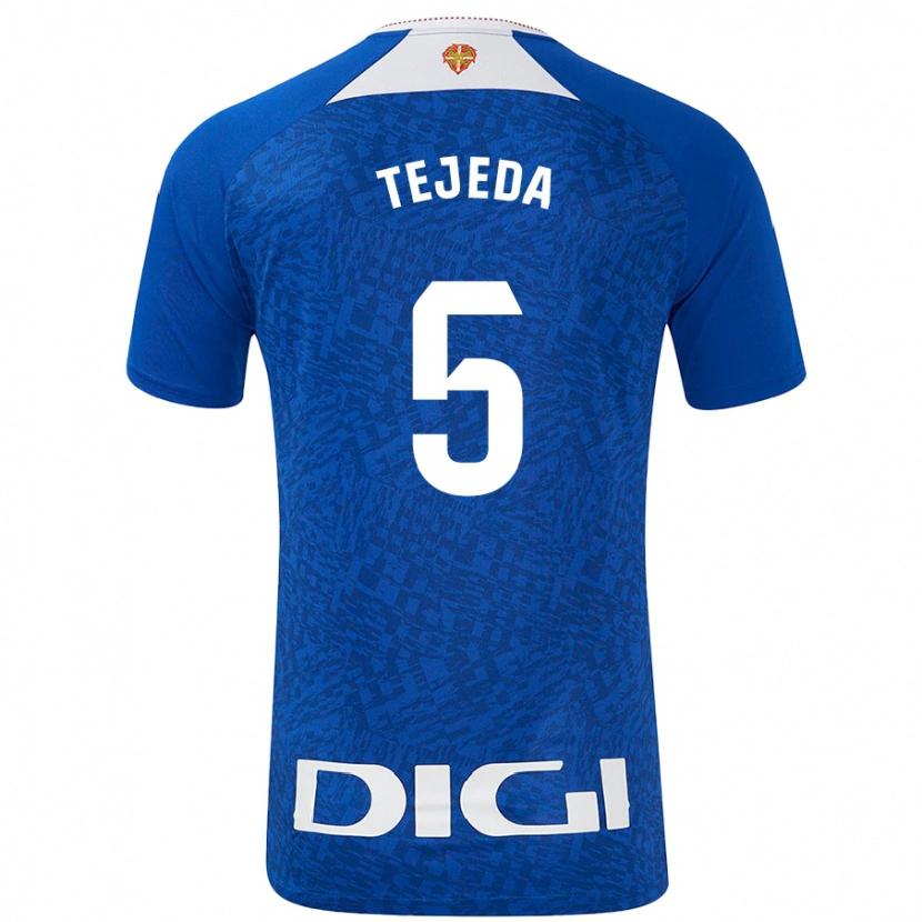 Danxen Kid Diego Tejeda #5 Royal Blue Away Jersey 2024/25 T-Shirt