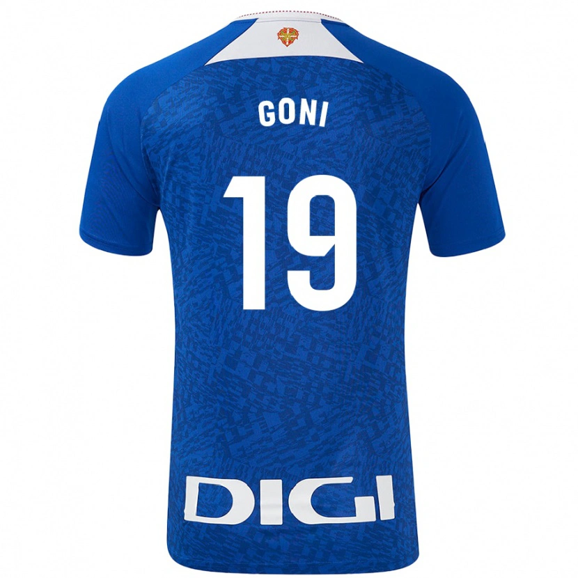 Danxen Kid Marcos Goñi #19 Royal Blue Away Jersey 2024/25 T-Shirt