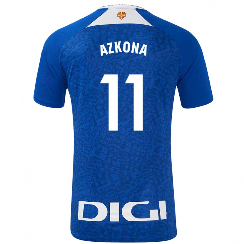 Danxen Kid Ane Azkona #11 Royal Blue Away Jersey 2024/25 T-Shirt