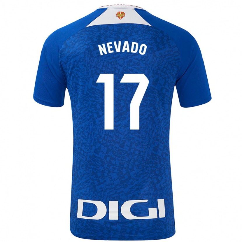 Danxen Kid Nerea Nevado #17 Royal Blue Away Jersey 2024/25 T-Shirt