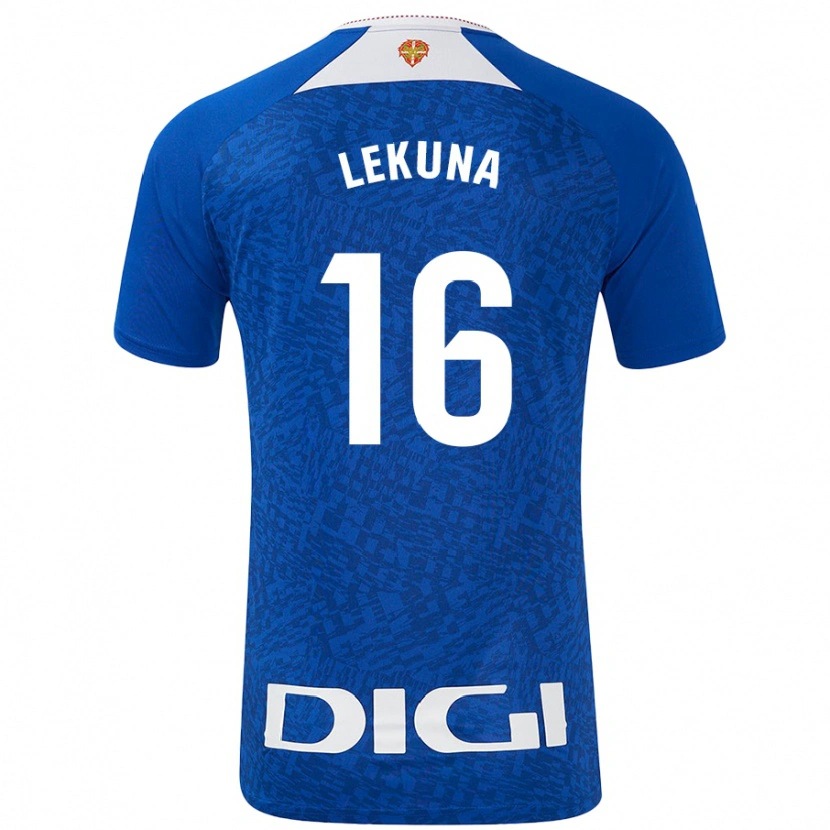 Danxen Kid Adrián Lekuna #16 Royal Blue Away Jersey 2024/25 T-Shirt