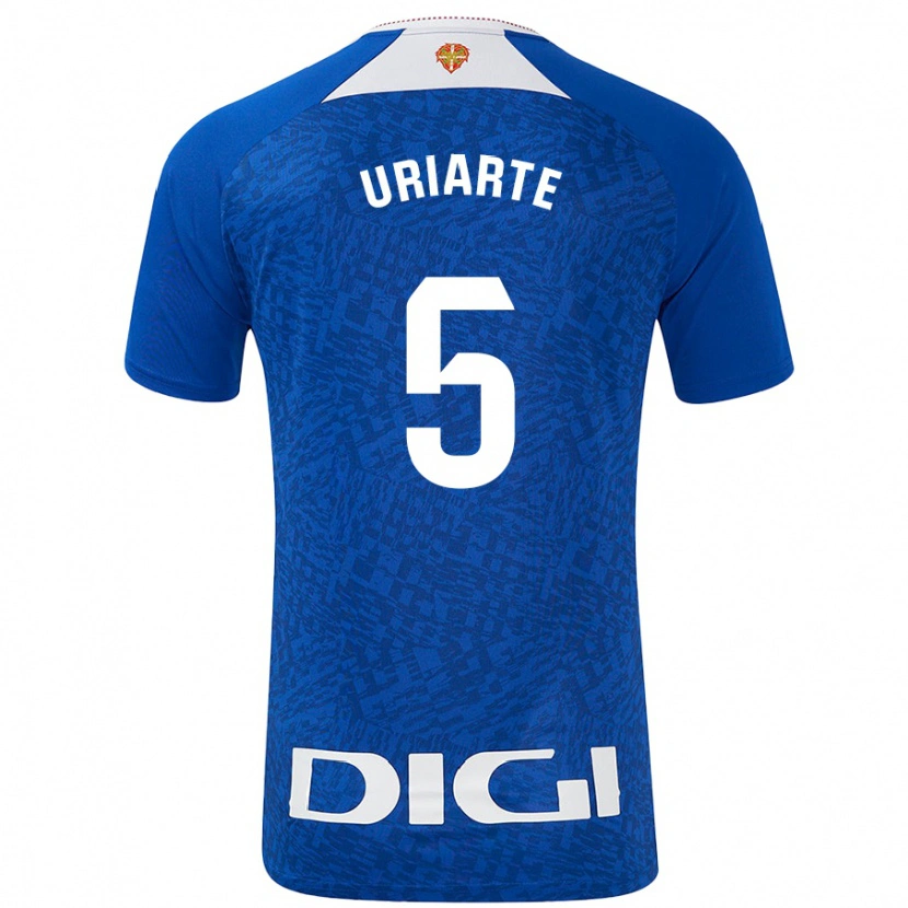 Danxen Kid Naroa Uriarte Urazurrutia #5 Royal Blue Away Jersey 2024/25 T-Shirt