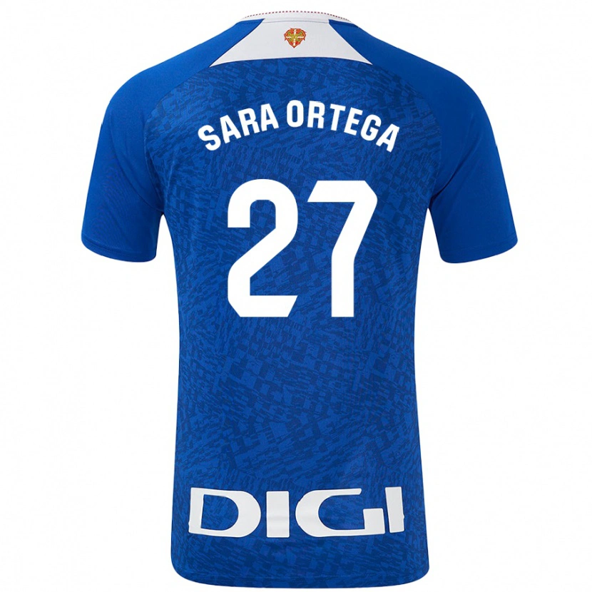 Danxen Kid Sara Ortega Ruiz #27 Royal Blue Away Jersey 2024/25 T-Shirt