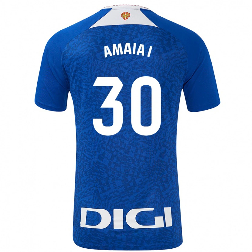 Danxen Kid Amaia Iribarren Arteta #30 Royal Blue Away Jersey 2024/25 T-Shirt