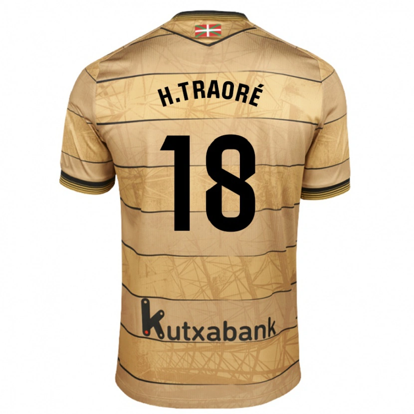 Danxen Kid Hamari Traoré #18 Brown Away Jersey 2024/25 T-Shirt