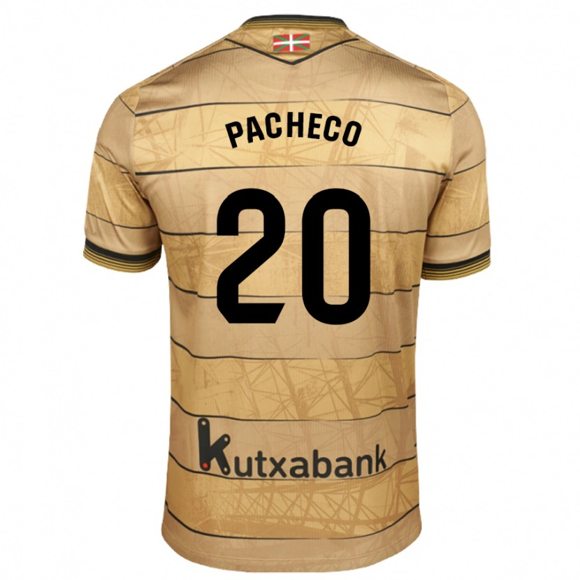 Danxen Kid Jon Pacheco #20 Brown Away Jersey 2024/25 T-Shirt