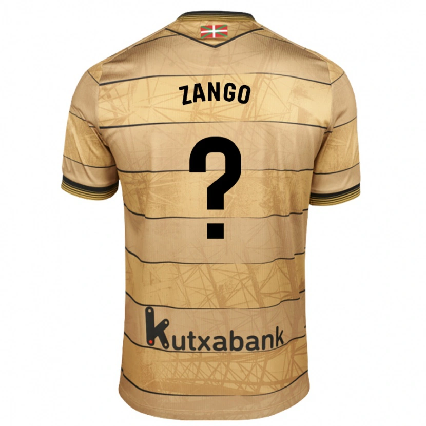 Danxen Kid Adrián Zango #0 Brown Away Jersey 2024/25 T-Shirt