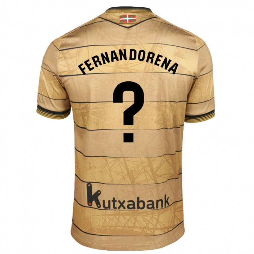 Danxen Kid Alex Fernandorena #0 Brown Away Jersey 2024/25 T-Shirt