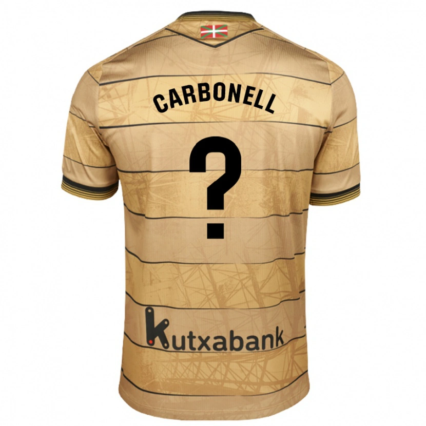 Danxen Kid Tomy Carbonell #0 Brown Away Jersey 2024/25 T-Shirt