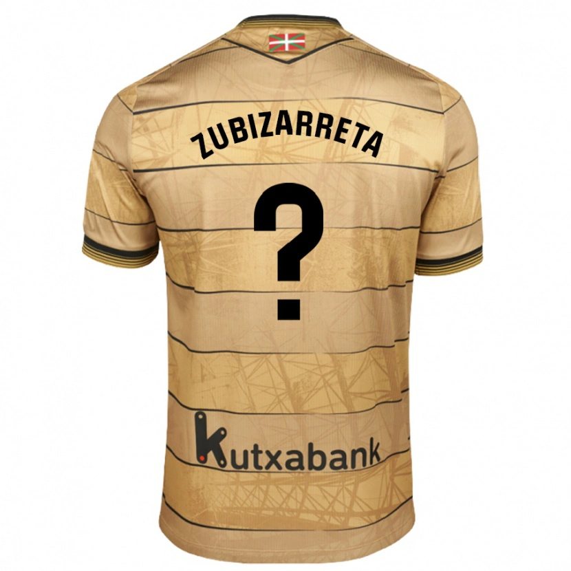 Danxen Kid Pablo Zubizarreta #0 Brown Away Jersey 2024/25 T-Shirt