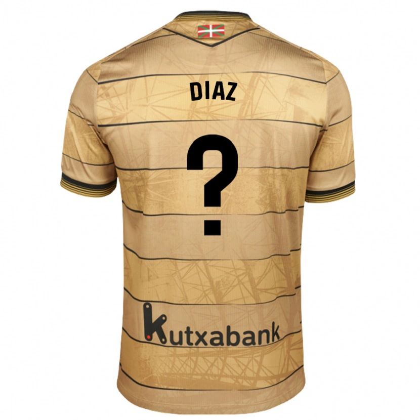 Danxen Kid Dani Díaz #0 Brown Away Jersey 2024/25 T-Shirt