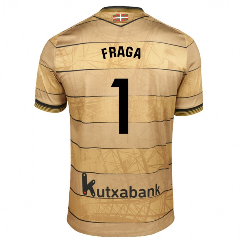 Danxen Kid Aitor Fraga #1 Brown Away Jersey 2024/25 T-Shirt