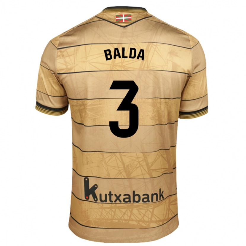 Danxen Kid Jon Balda #3 Brown Away Jersey 2024/25 T-Shirt