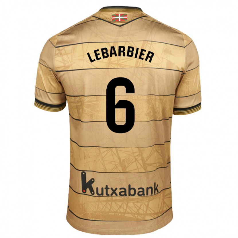 Danxen Kid Alex Lebarbier #6 Brown Away Jersey 2024/25 T-Shirt