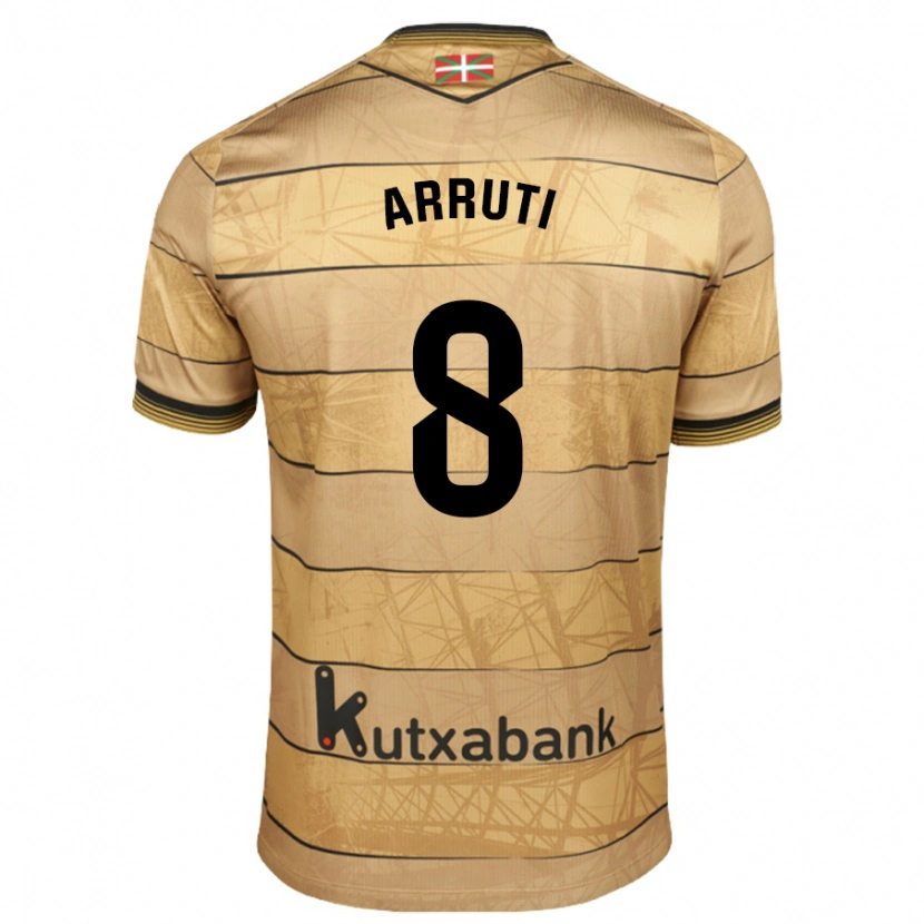 Danxen Kid Martín Arruti #8 Brown Away Jersey 2024/25 T-Shirt