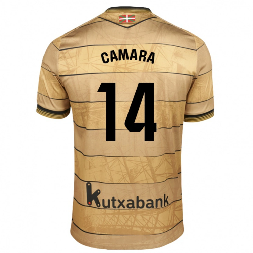 Danxen Kid Ibra Cámara #14 Brown Away Jersey 2024/25 T-Shirt