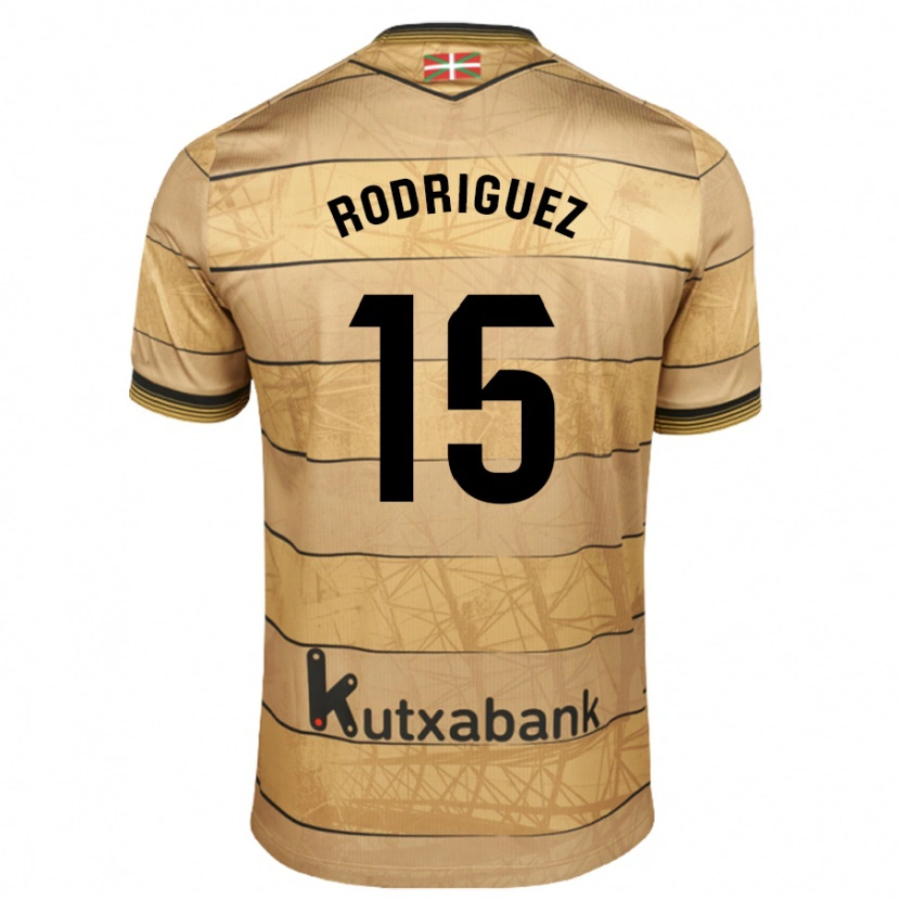 Danxen Kid Peru Rodríguez #15 Brown Away Jersey 2024/25 T-Shirt