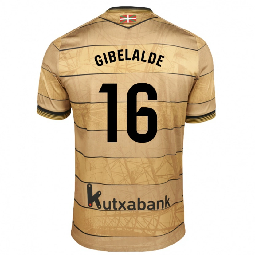 Danxen Kid Manex Gibelalde #16 Brown Away Jersey 2024/25 T-Shirt