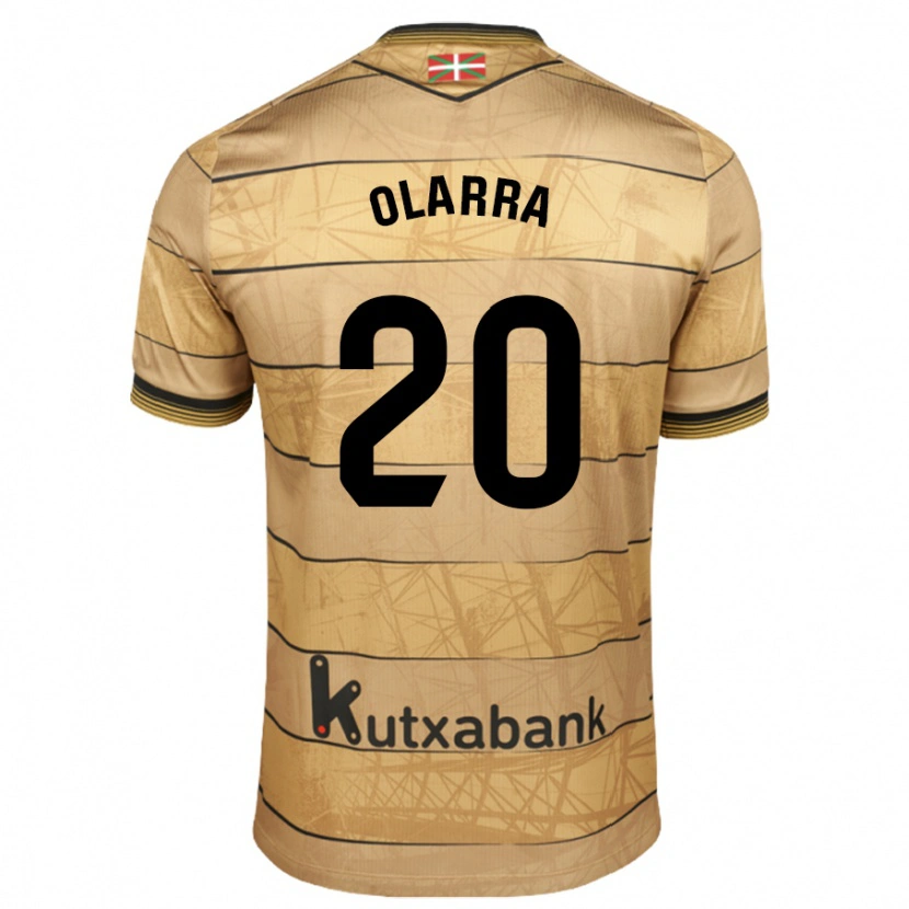 Danxen Kid Aimar Olarra #20 Brown Away Jersey 2024/25 T-Shirt