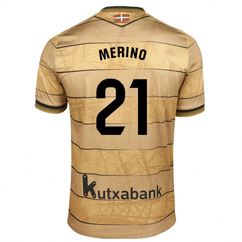 Danxen Kid Jon Merino #21 Brown Away Jersey 2024/25 T-Shirt