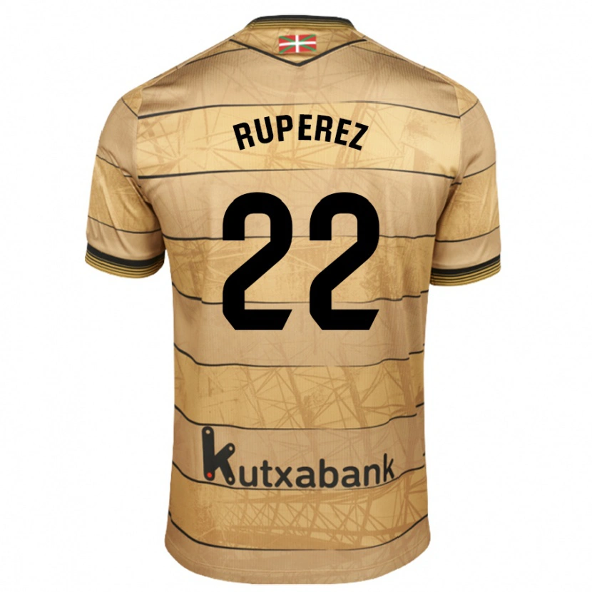 Danxen Kid Iñaki Rupérez #22 Brown Away Jersey 2024/25 T-Shirt