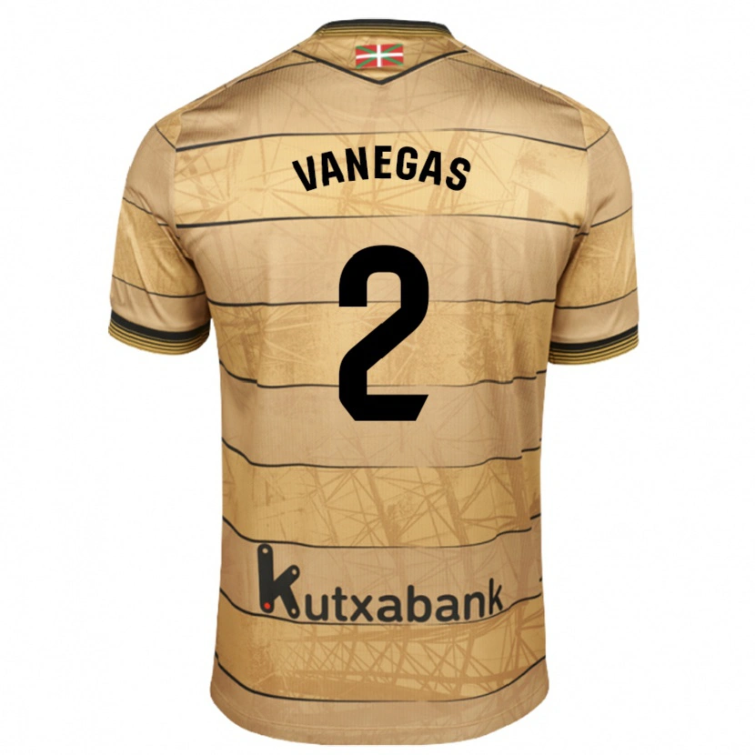 Danxen Kid Manuela Vanegas #2 Brown Away Jersey 2024/25 T-Shirt