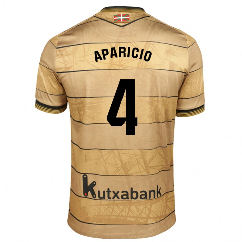 Danxen Kid Nahia Aparicio #4 Brown Away Jersey 2024/25 T-Shirt