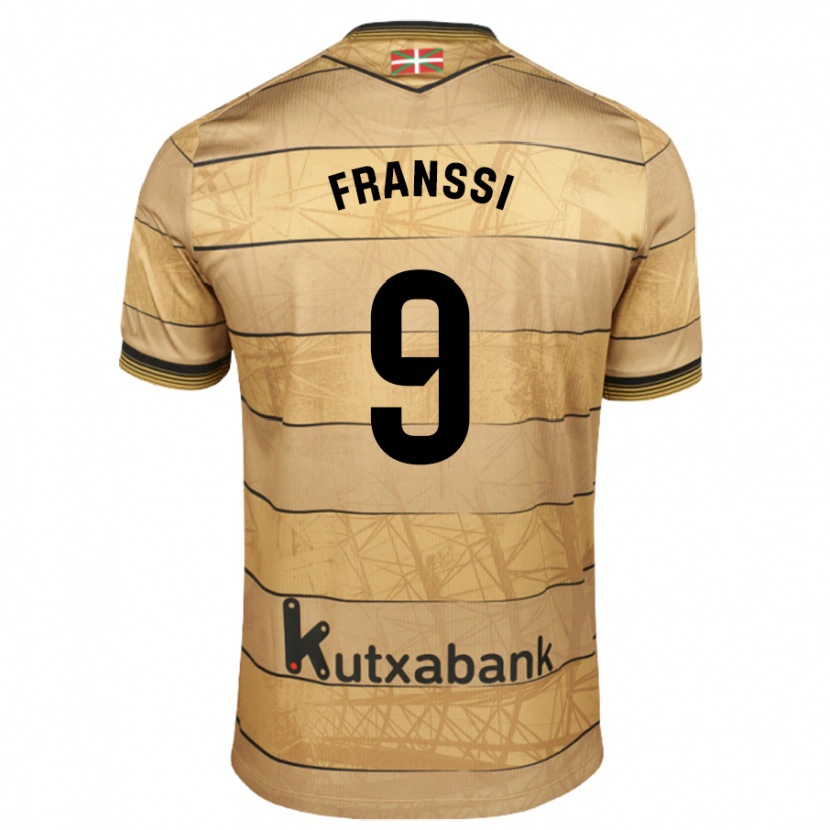 Danxen Kid Sanni Franssi #9 Brown Away Jersey 2024/25 T-Shirt