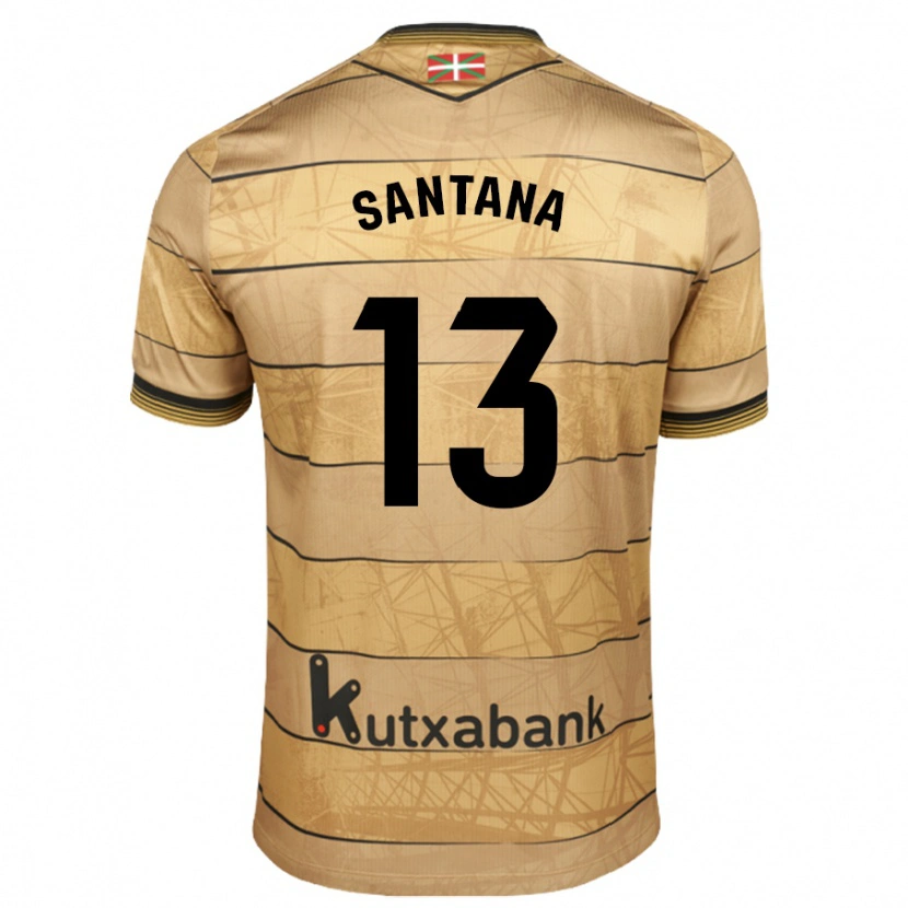 Danxen Kid Olatz Santana #13 Brown Away Jersey 2024/25 T-Shirt