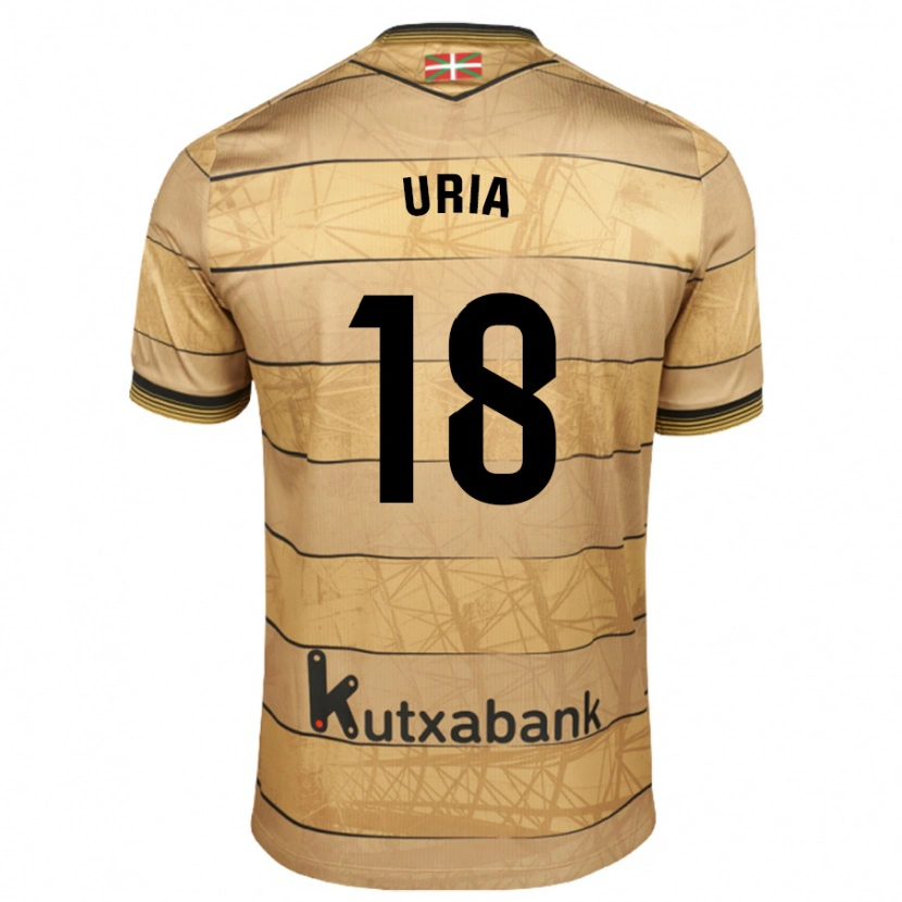 Danxen Kid Mirari Uria #18 Brown Away Jersey 2024/25 T-Shirt