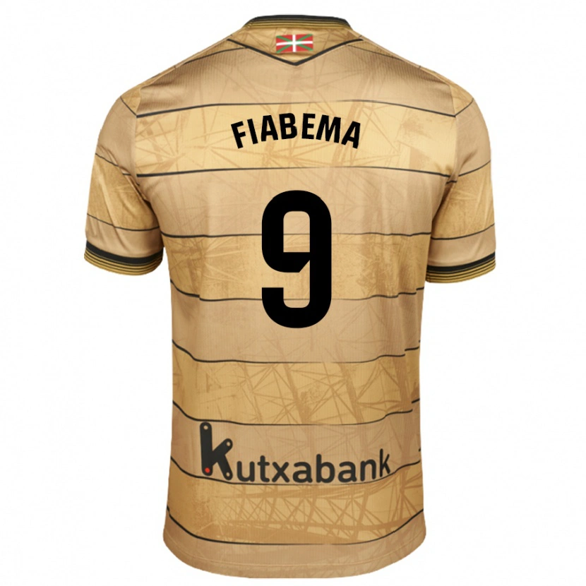 Danxen Kid Bryan Fiabema #9 Brown Away Jersey 2024/25 T-Shirt