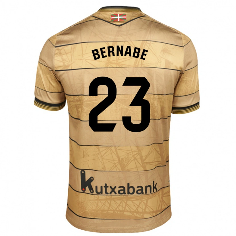 Danxen Kid Alejandra Bernabé De Santiago #23 Brown Away Jersey 2024/25 T-Shirt