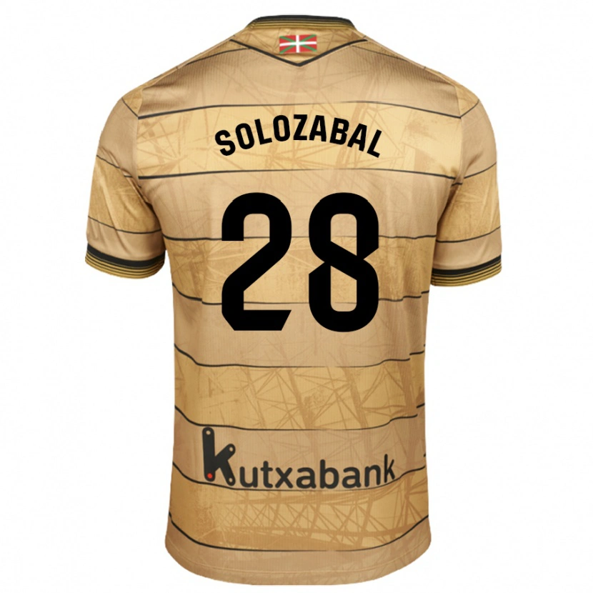 Danxen Kid Malen Solozabal Ibarra #28 Brown Away Jersey 2024/25 T-Shirt