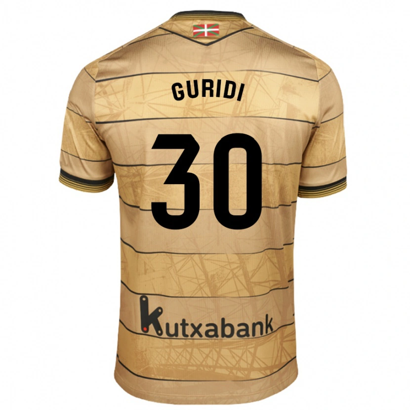 Danxen Kid Elene Guridi Mesonero #30 Brown Away Jersey 2024/25 T-Shirt