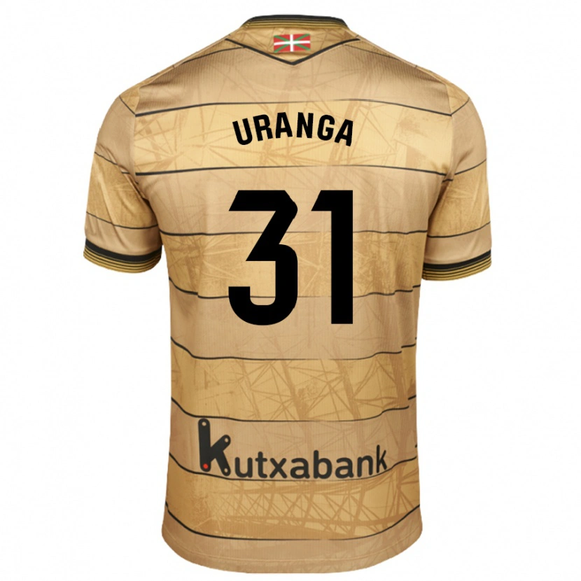 Danxen Kid Haizea Uranga Agirre #31 Brown Away Jersey 2024/25 T-Shirt