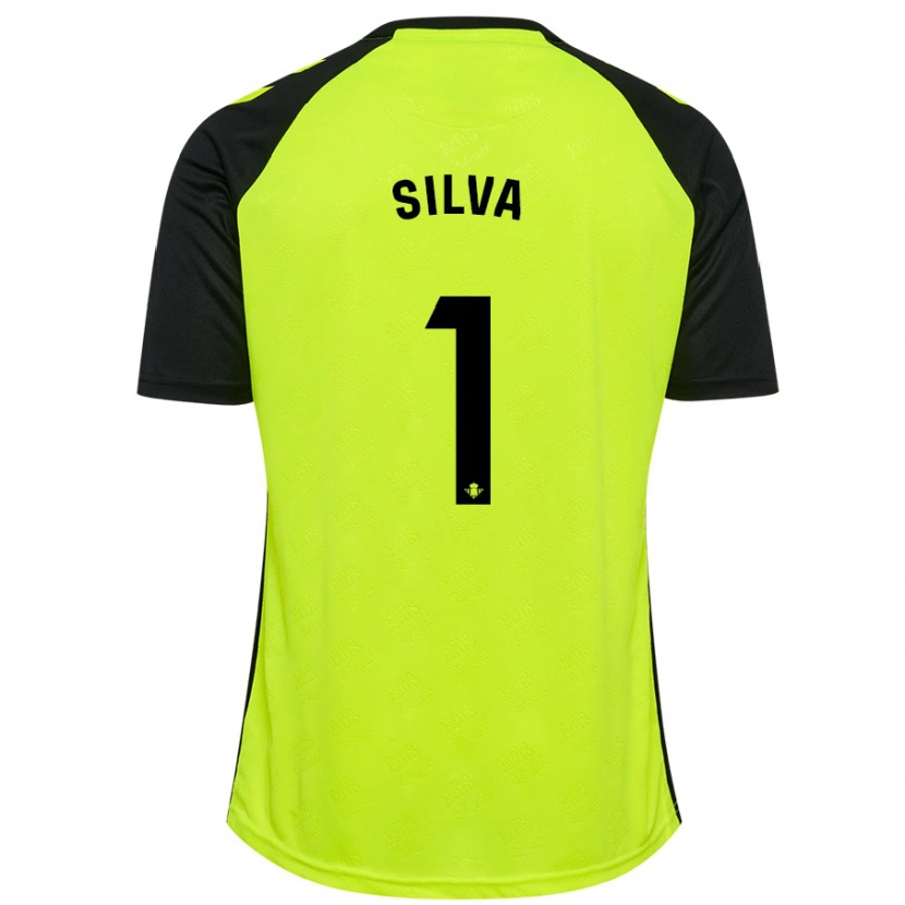 Danxen Kid Rui Silva #1 Fluorescent Yellow Black Away Jersey 2024/25 T-Shirt