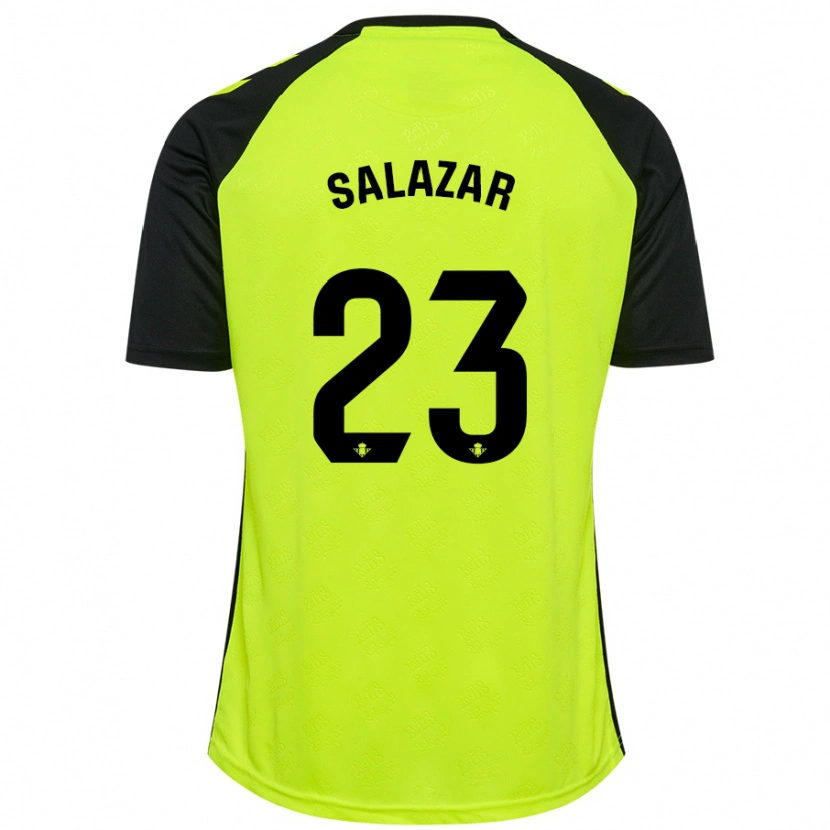 Danxen Kid Noelia Salazar #23 Fluorescent Yellow Black Away Jersey 2024/25 T-Shirt