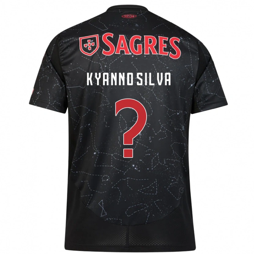 Danxen Kid Kyanno Silva #0 Black Red Away Jersey 2024/25 T-Shirt