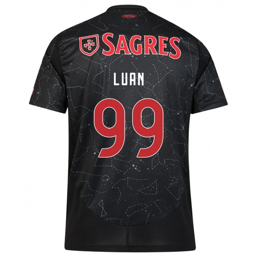 Danxen Kid Luan #99 Black Red Away Jersey 2024/25 T-Shirt