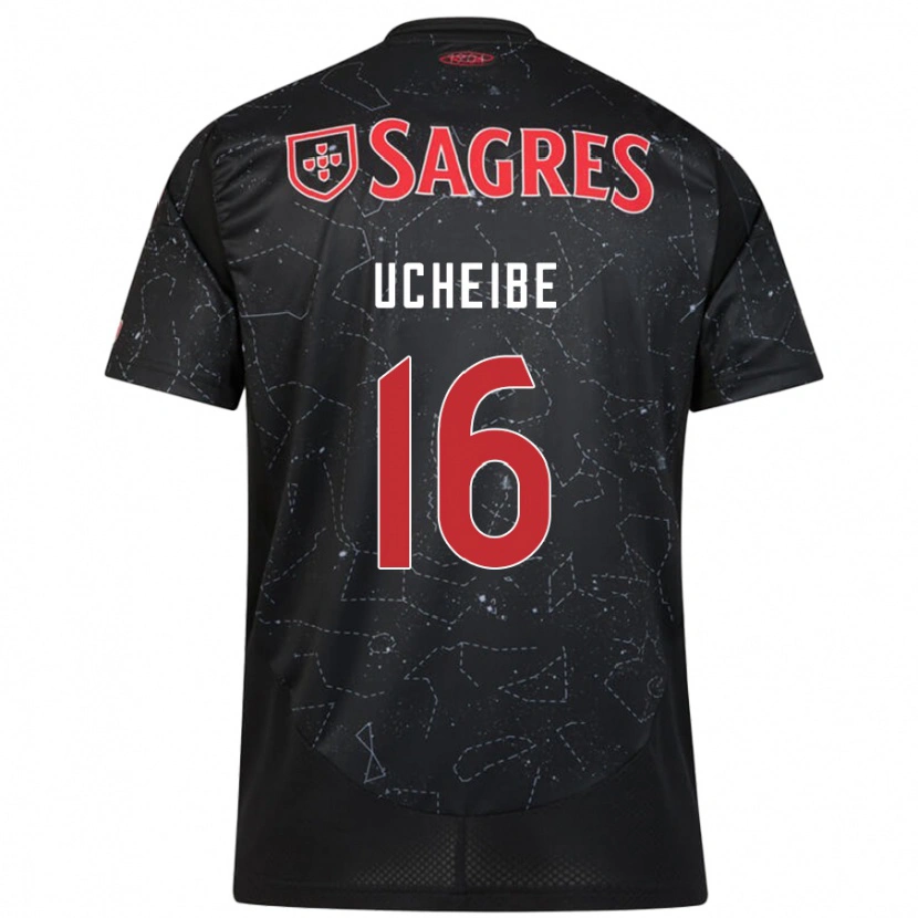 Danxen Kid Christy Ucheibe #16 Black Red Away Jersey 2024/25 T-Shirt