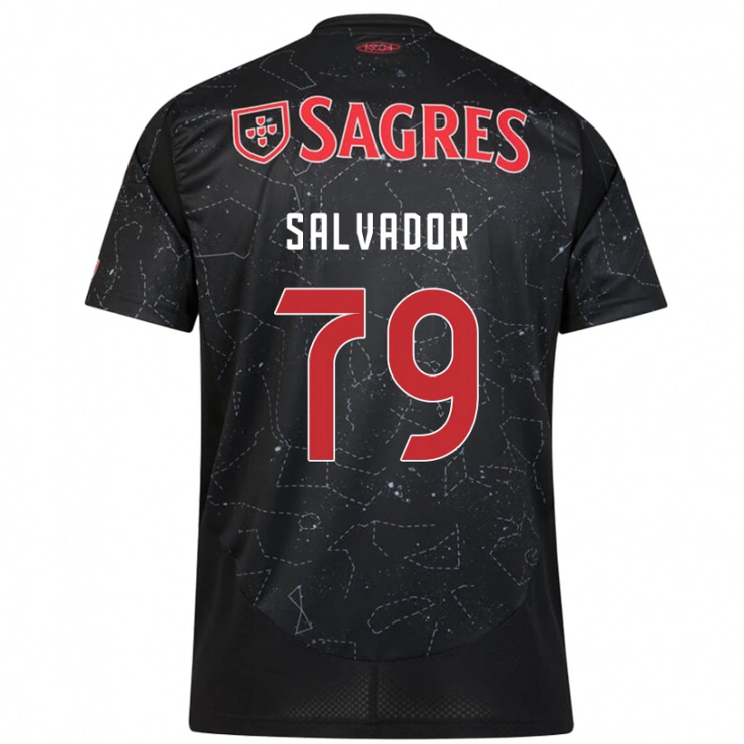 Danxen Kid Marta Salvador #79 Black Red Away Jersey 2024/25 T-Shirt